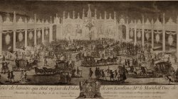 Festivities organized by Duke of Belle-Isle for the coronation of Charles VII
