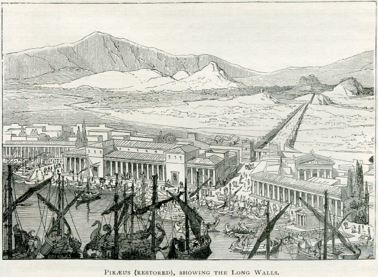 Piraeus_(restored),_showing_the_Long_Wall_-_Mahaffy_John_Pentland_-_1890.jpg
