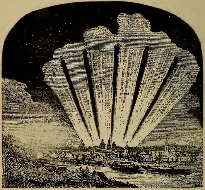 The six-tailed comet of 1744, in Richard Anthony Proctor's book Flowers of the Sky..jpg