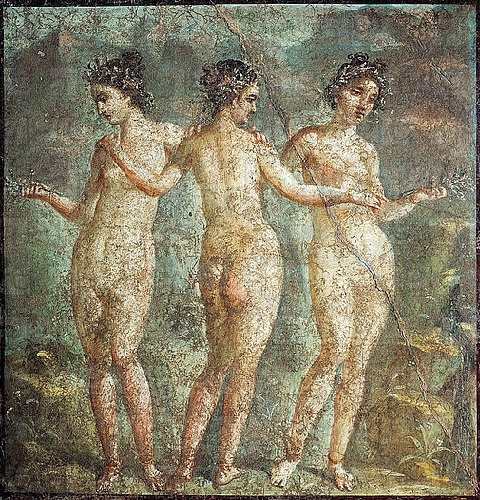 The Three Graces, from Pompeii_excavated.jpg