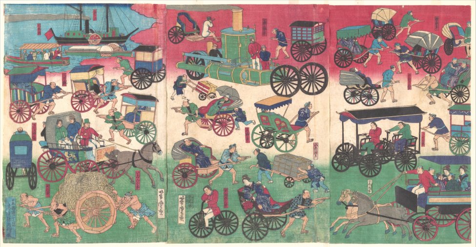 Vehicles on the Streets of Tokyo 1870.jpg