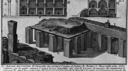 Cross-section of the Caracalla conduit that carried water