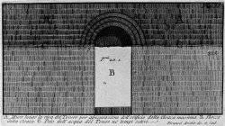Wall along the bank of the Tiber securing the orifice of the Cloaca Massima