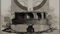 Plan, section and elevation of the Tomb of the Scipios
