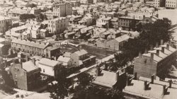 1858 View from the Chicago Court House Cupola - Southwest