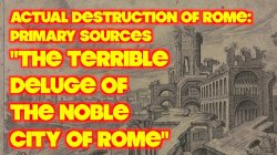"Actual" Destruction of "Ancient" Rome - The Terrible Deluge In The Noble City of Rome