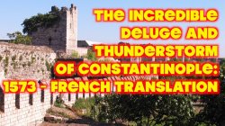 The Incredible Deluge and Thunderstorm of Constantinople - Translation from 1573 French Book