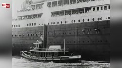 1912 RMS Titanic Departure Footage.