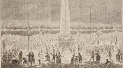 Ball and illumination at the Champs Elisées in 1790