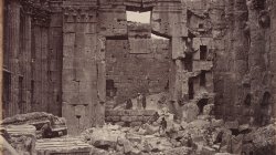 Baalbek. The Interior of the Temple of Jupiter, Looking East